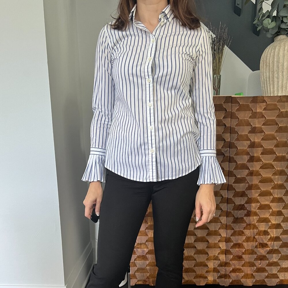 Riley Ruffle Cuff Shirt - Picture 2 of 8